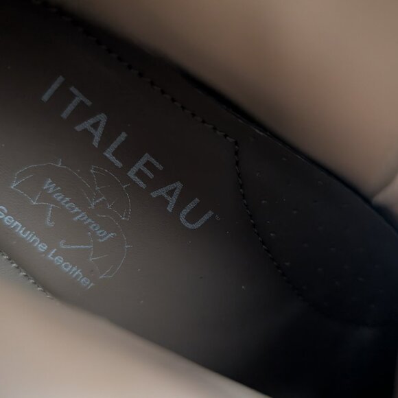 Italeau Women's Waterproof Brown Leather Boots Size 7.5 - Picture 3 of 9